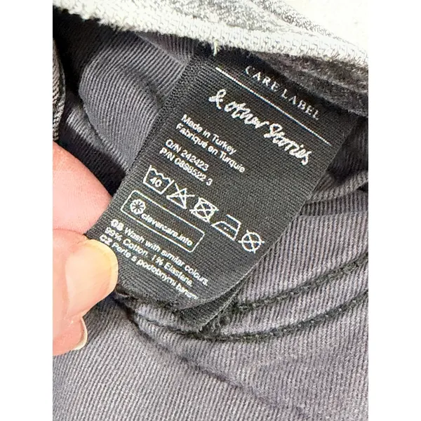 Denim & Other Stories Light Black Wash Straight Leg Jeans US 28 High Rise‎ Denim - Image 12