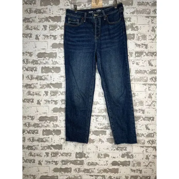 Old navy | women OG straight highrise denim button fly jeans - Image 9