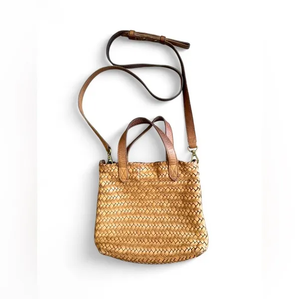 Madewell The Small Transport Crossbody: Woven Leather Edition - Image 2