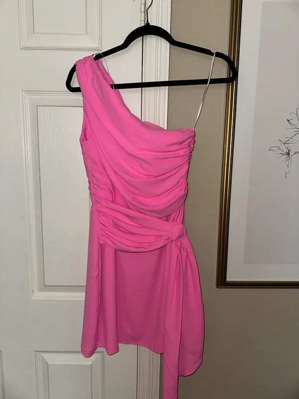 Amanda Uprichard Dress Mini Pink - Image 2