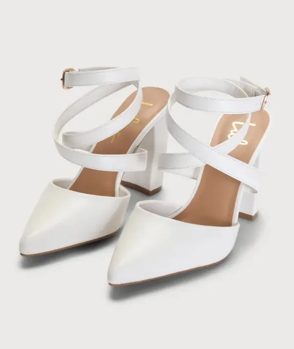Lulu’s White Pumps - Image 3