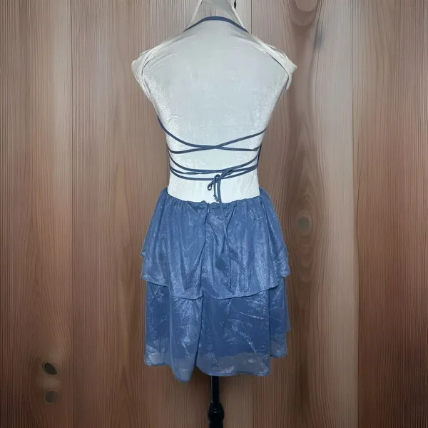 Women’s Lucy in the sky aspen lace up Mini dress Size M Open Back Sexy - Image 8