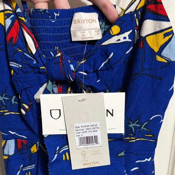 NWT Brixton‎ Riviera Cut Out Midi Dress Summer Tropical Coastal Resort Vacation - Image 7