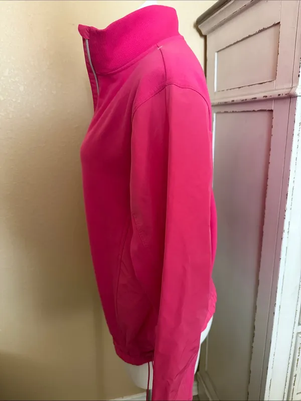 Athleta Women’s Hot Pink Half-Zip Pullover Sweater - Image 3