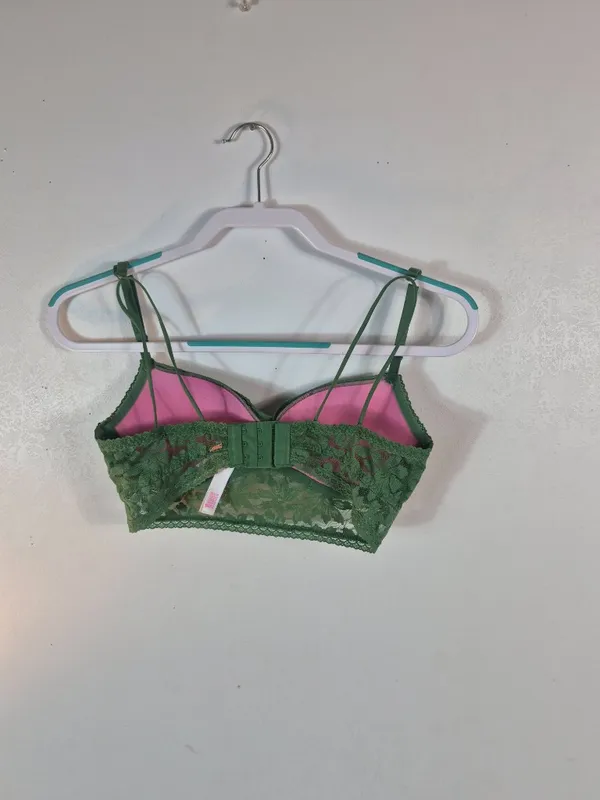 Pink Victoria's Secret Lace Push Up Bralette - Image 4