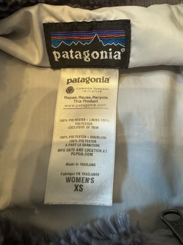 Patagonia Size XS Pelage Gray Fur Coat - Image 2