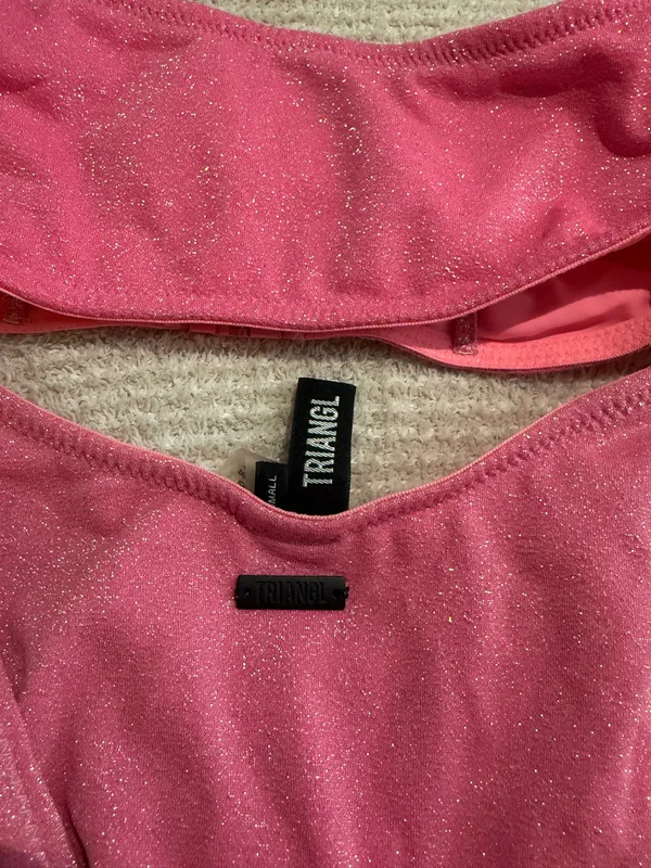 Triangl Bikini pink glittery  - Image 3