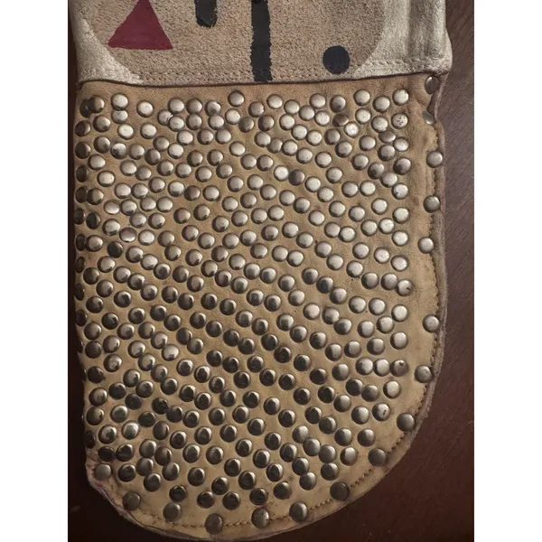 Ladies STUDDED HAND TOOLED Crossbody Bag Southwest Western - Image 8