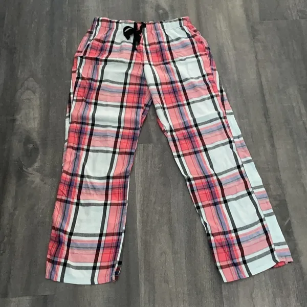 Victoria’s Secret Plaid Light Blue Pajama Set SM - Image 5