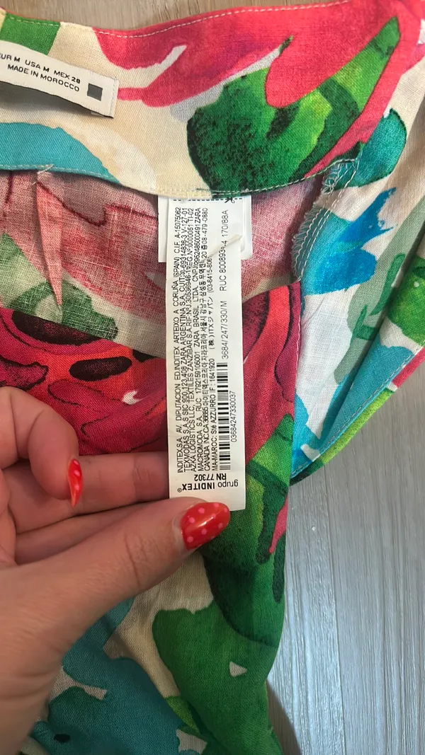 ZARA Mini Dress Floral - Image 8