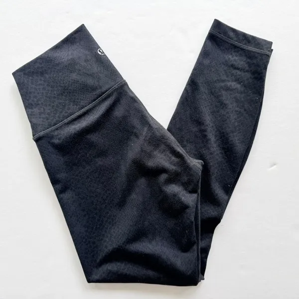 Lululemon High Times Pant 4 RARE Desert Snake Deep Coal Black Snakeskin Luon - Image 3