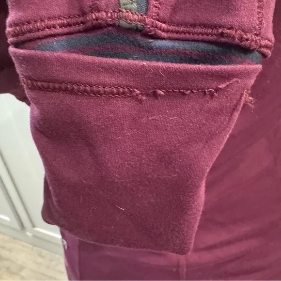 Lululemon Women's Can't Stop Jacket Hyper Stripe‎ Plum size 6 Small athleisure - Image 13