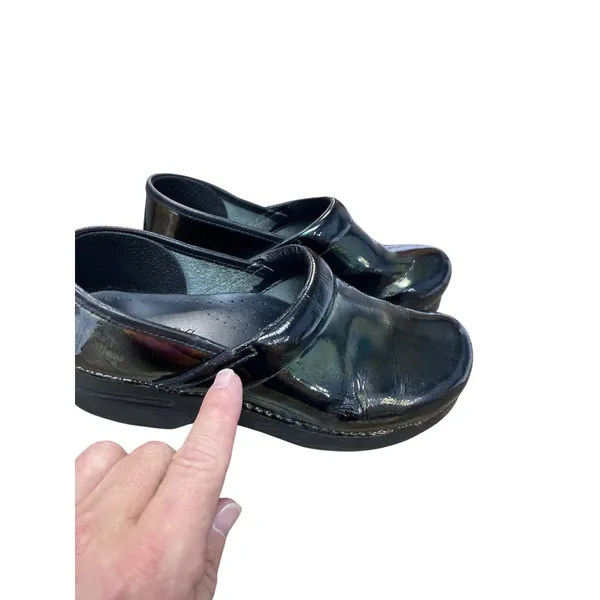 Dansko Womans Black walking nursing all day wear clogs Sz 8 SKU 9629 - Image 15