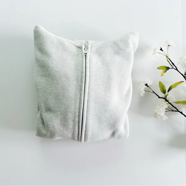 Aritzia TNA Women’s Sweatfleece Cozy Fleece Boyfriend Fit Top Zip Up Sweatshirt - Image 9