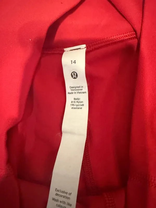 Lululemon Red Align Leggings - Image 6