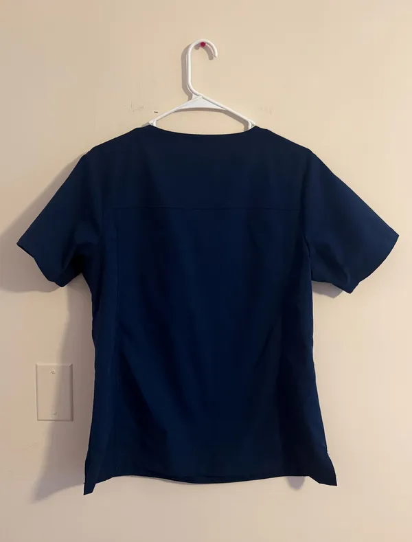 Medelita V neck scrub top Blue Size M - Image 3