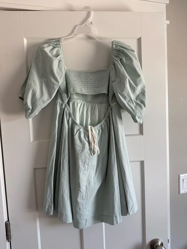 Altar'd State Summer Dress Light Green/Blue - Image 2