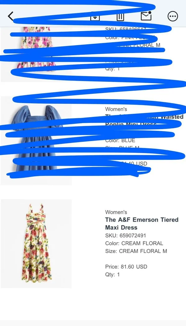 Abercrombie Pink & Cream Floral Tiered Maxi Dress - Image 3