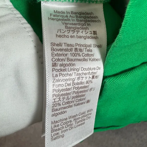 J.Crew Women's Size 2 Green Chino Shorts 3.5" Inseam Mid Rise New - Image 6
