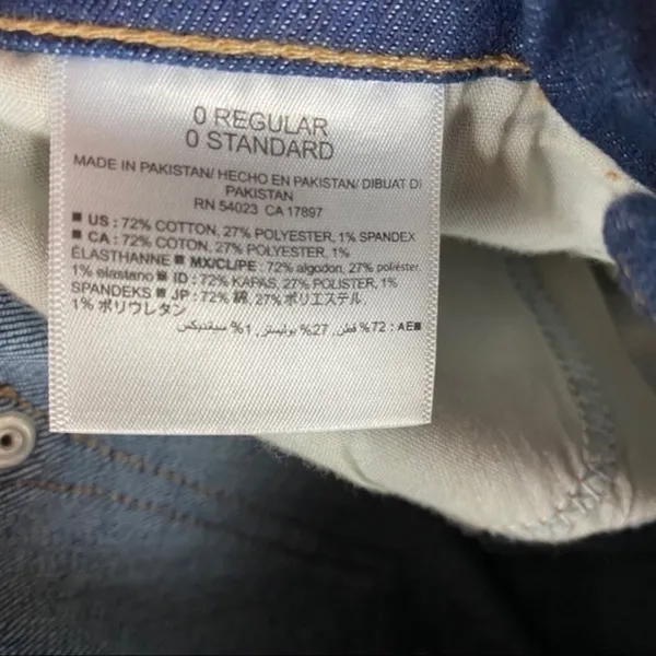 Old‎ Navy Dark Wash Straight Leg Boyfriend Jean - Image 8