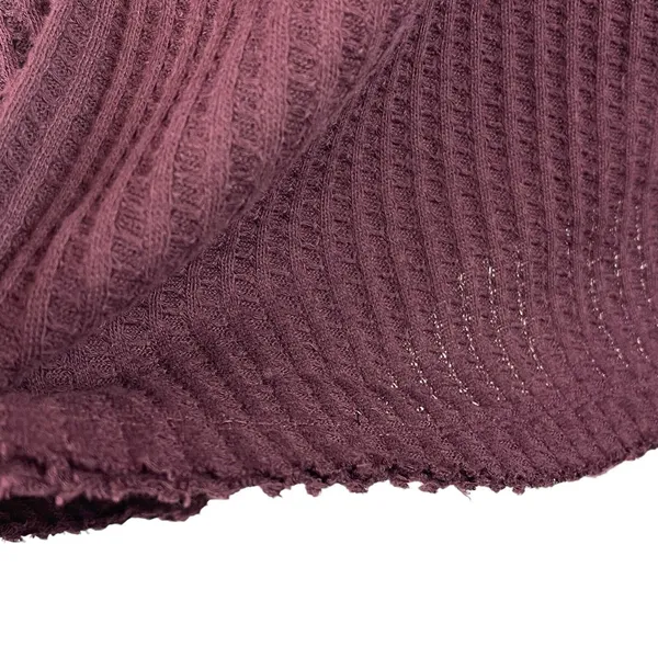 Free People Small Thermal Top Juicy Cowl Neck Split Back Long Sleeve Date Night - Image 11
