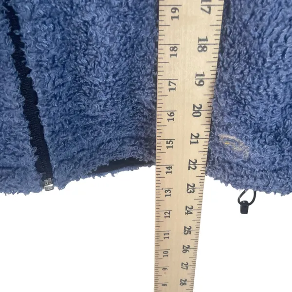 Mountain Hardwear Women's Size‎ Medium Blue Fuzzy Outdoor Full Zip Jacket - Image 9