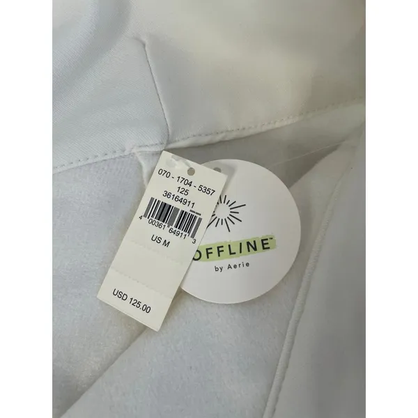 Aerie Offline Chillside Snowboard Ski Pants White Winter Outdoor Size M - Image 9