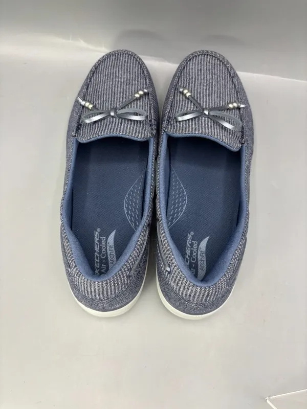Skechers Arch Fit Inspire Boat Shoes Women 9 Navy Slip On Lightweight 138611.NVY - Image 5