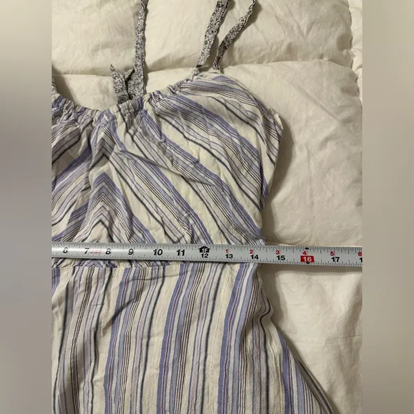 La Vie by Rebecca Taylor Leila Striped Midi Dress - Size L - Image 13