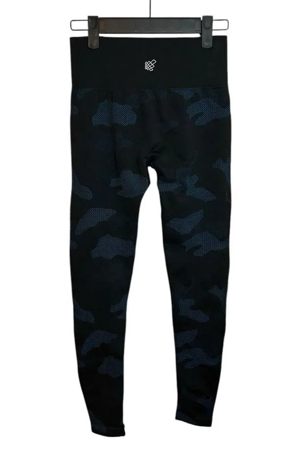 Jed North Navy Blue Top Camo Seamless Leggings - Image 3