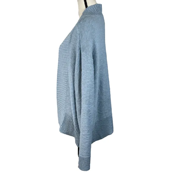 A.N.A. X-Large Cardigan Sweater Open Front Long Sleeve Stretch Puritan Blue New - Image 5
