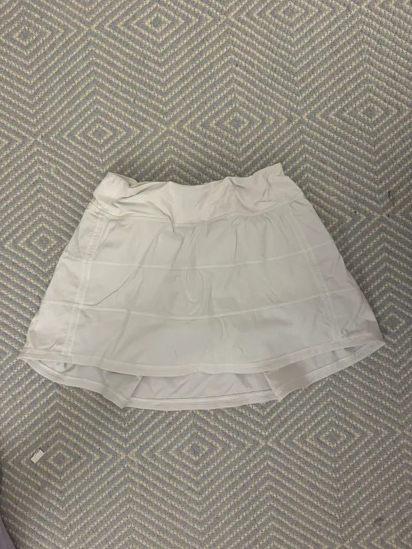 Lululemon Pace Rival Midrise Skirt White - Image 3