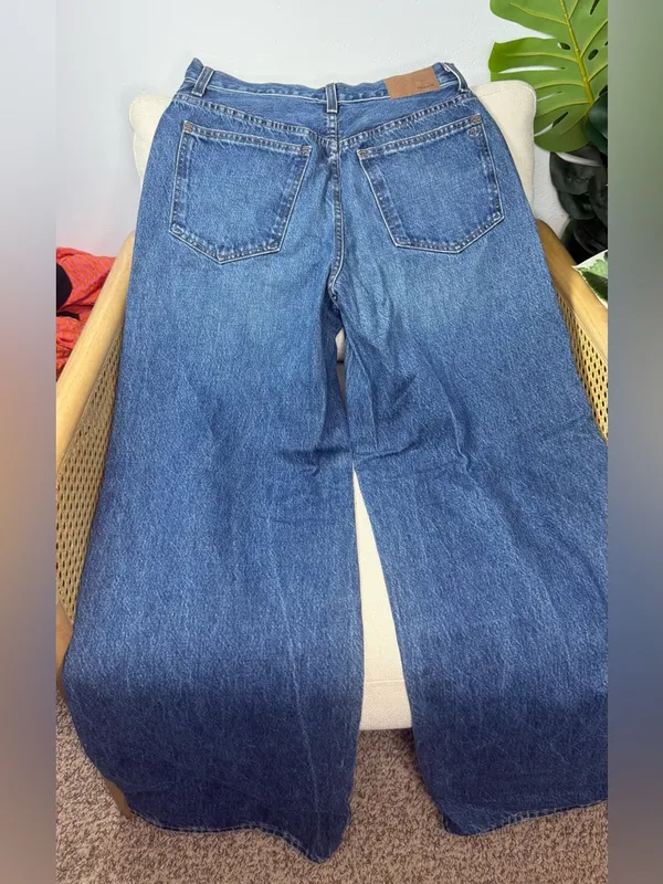 Madewell Superwide Leg Jeans Size 26 - Image 6