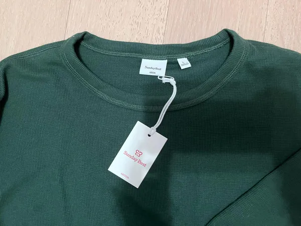 Cropped Baby Waffle Longsleeve - Image 4