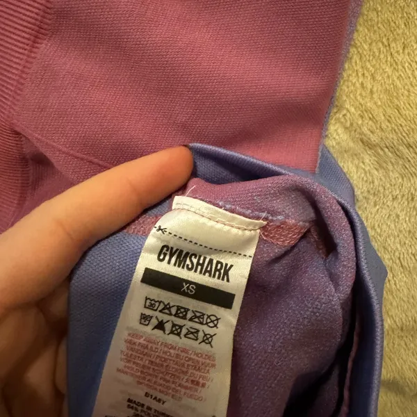 Gymshark Pink and Purple Active Shorts - Image 3