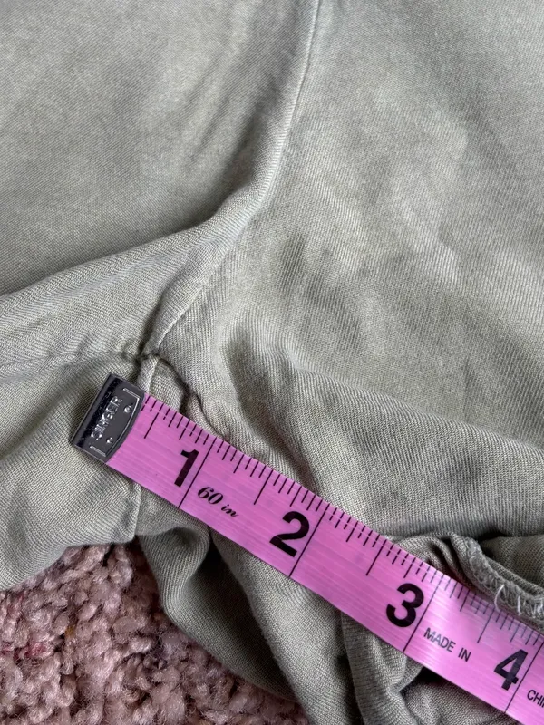 Billabong Light Olive Green Sleeveless Short Overalls - Image 9