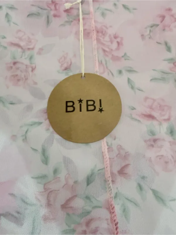 BiBi Pink Floral Short Sleeve Crewneck Top - Image 3