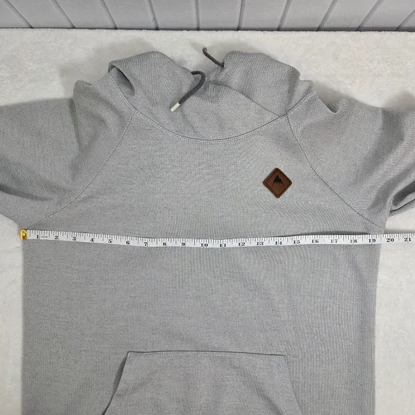 Burton Women's Gray Hoodie with front pockets Streetwear Size‎ XS - Image 3