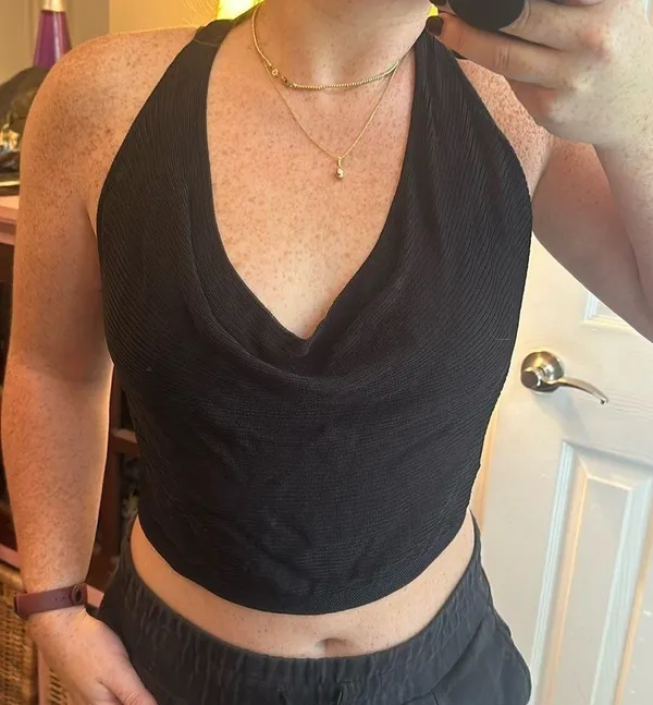 Free People So You Sweater Cami Black - Image 3