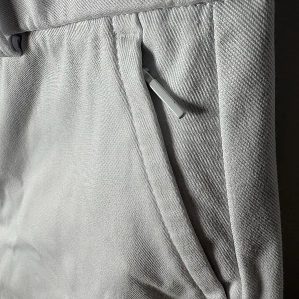 SPANX White Chino Pants with Zipper Detail, Size M - Image 6