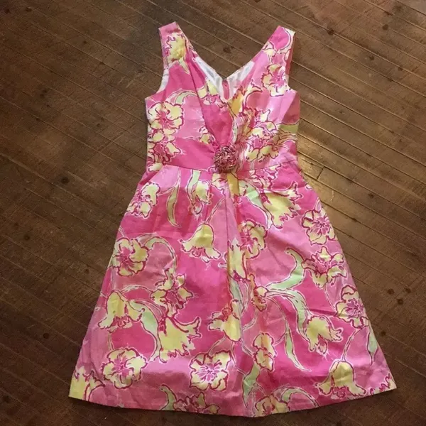 Lilly Pulitzer Parker in Hotty Pink size 4 designer dress - Image 3