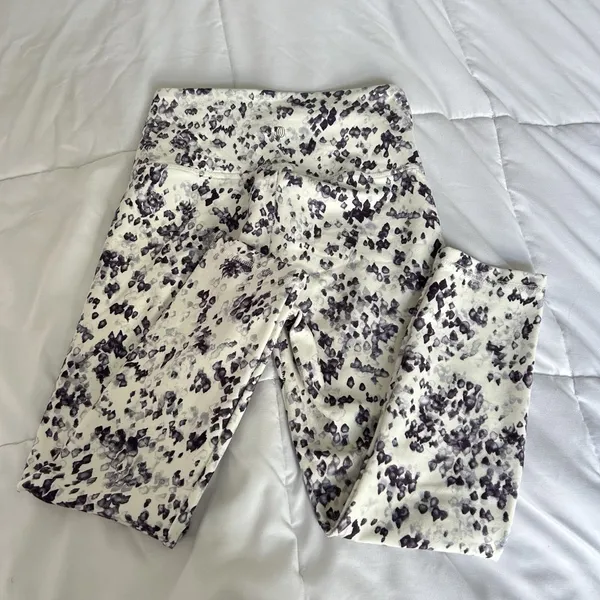 Balance Collection Womens Size Small Speckle Leggings Activewear‎ Yoga White - Image 5