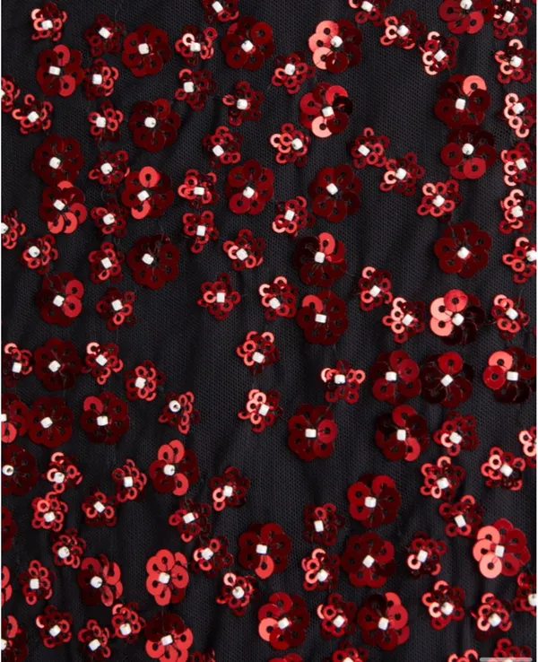 Abercrombie The Scarlett Strapless Sequin Skort - Image 5