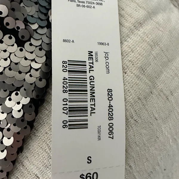 Bnwt silver sequin skirt from Worthington - Image 6