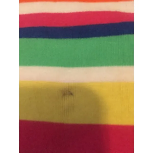 Lauren Ralph Lauren Women's Large Top Multicor lStriped Short Sleeve Shirt - Image 7