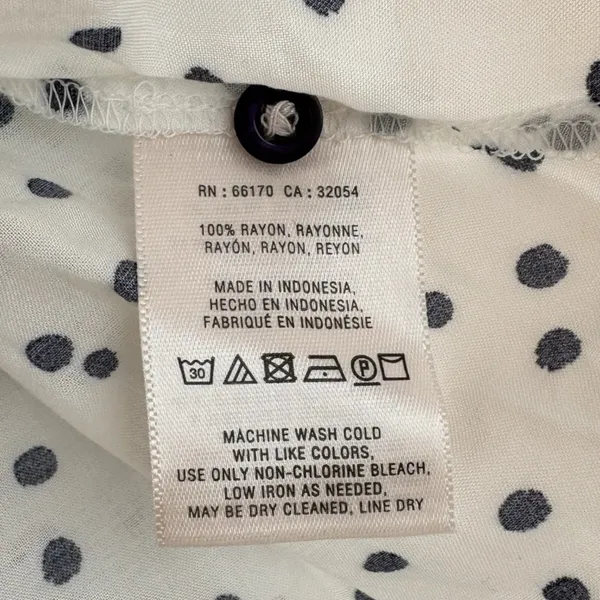 Maeve Anthropologie Polka Dot Blouse - Image 8