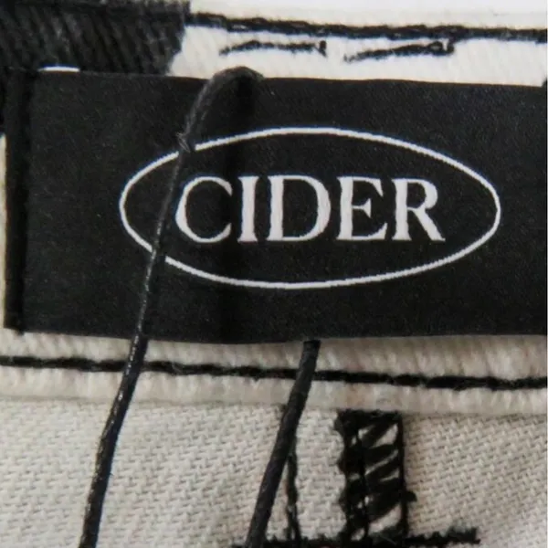 Cider Cow Print Straight Leg Jeans High Rise 90's Fit Mom Jeans Small 26" - Image 7