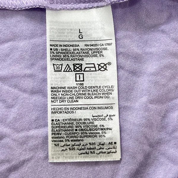 Old Navy Fit & Flare Cami Midi Dress Lavender Aure Large Casual Sundress Rayon - Image 5