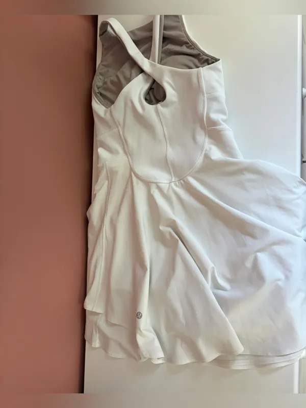 lululemon athletica White Fit-and-Flare Mini Dress - Image 2