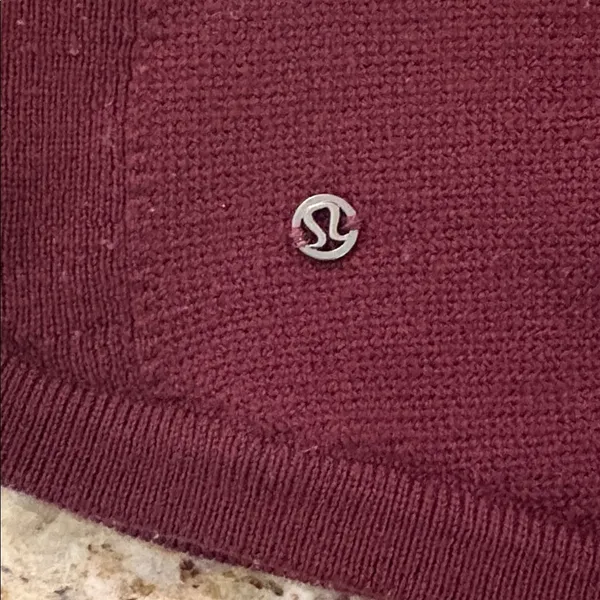 Lululemon Sit In Lotus Sweater - Garnet 100% Merino Luxe Yoga Pilates Old Money - Image 9